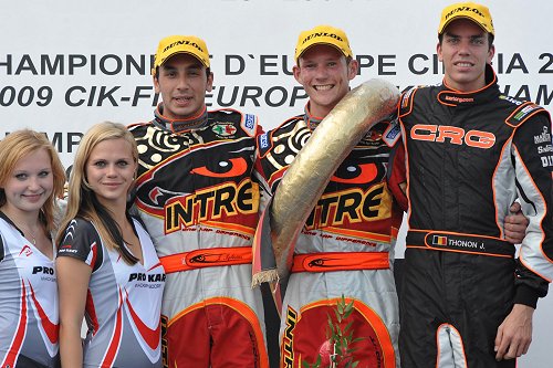 Kanshebbers in KZ1 met oa Bas lammers(m)